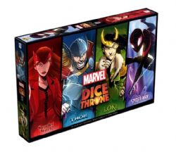 JEU DICE THRONE MARVEL - SCARLET WITCH VS THOR VS LOKI VS SPIDER-MAN (FR)